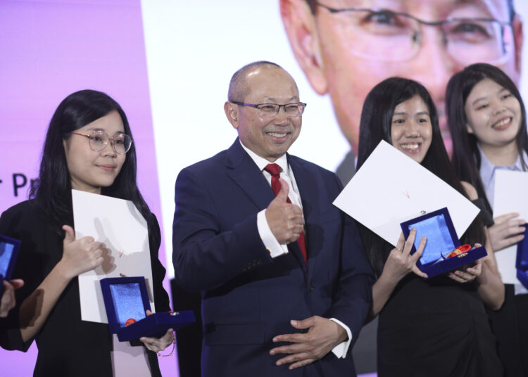 (From left) Tricia Chong, Abdul Wahid, Lim Jia Xin and Joyce Lee.
